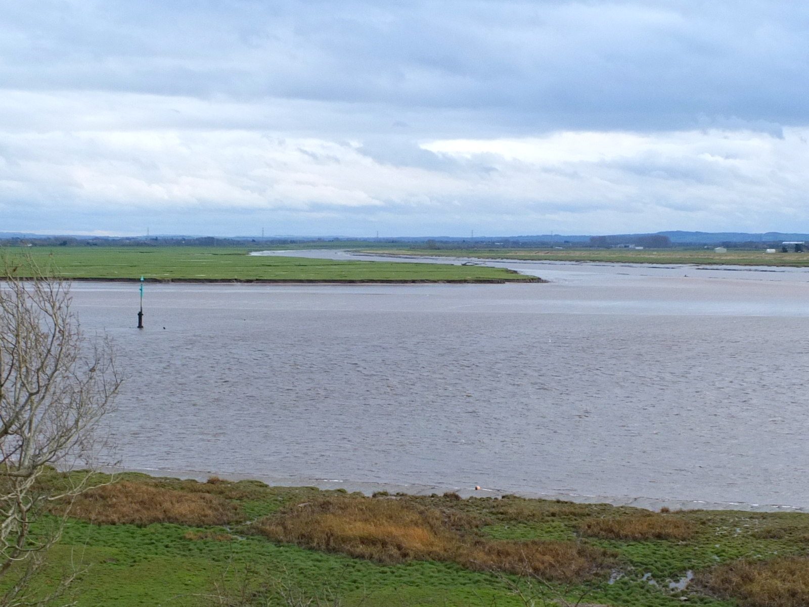 Confluence of the River Douglas and the River Ribble at Naze Point
