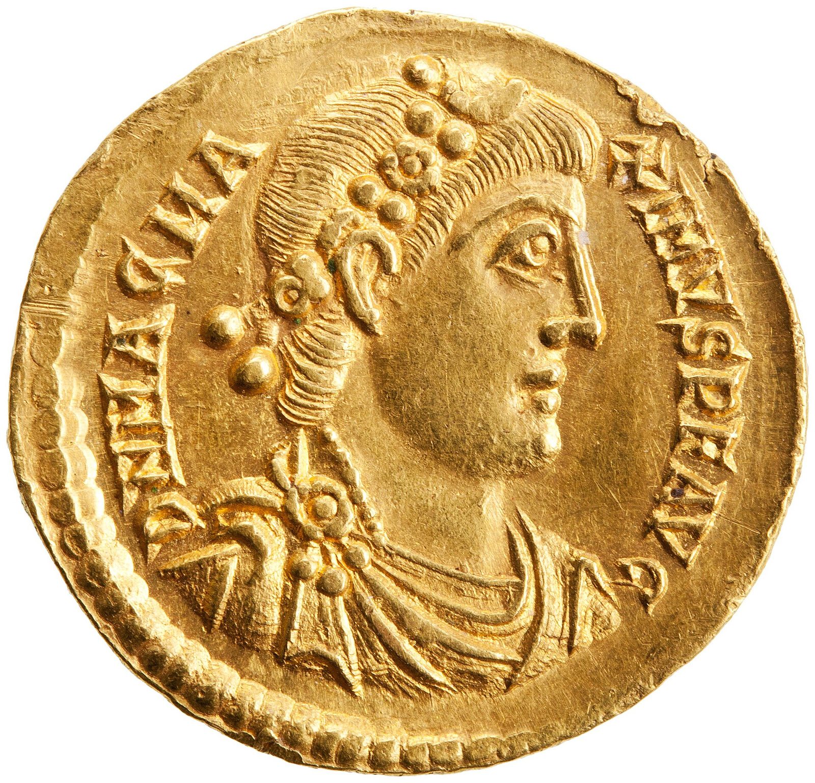 Gold Solidus of Magnus Maximus