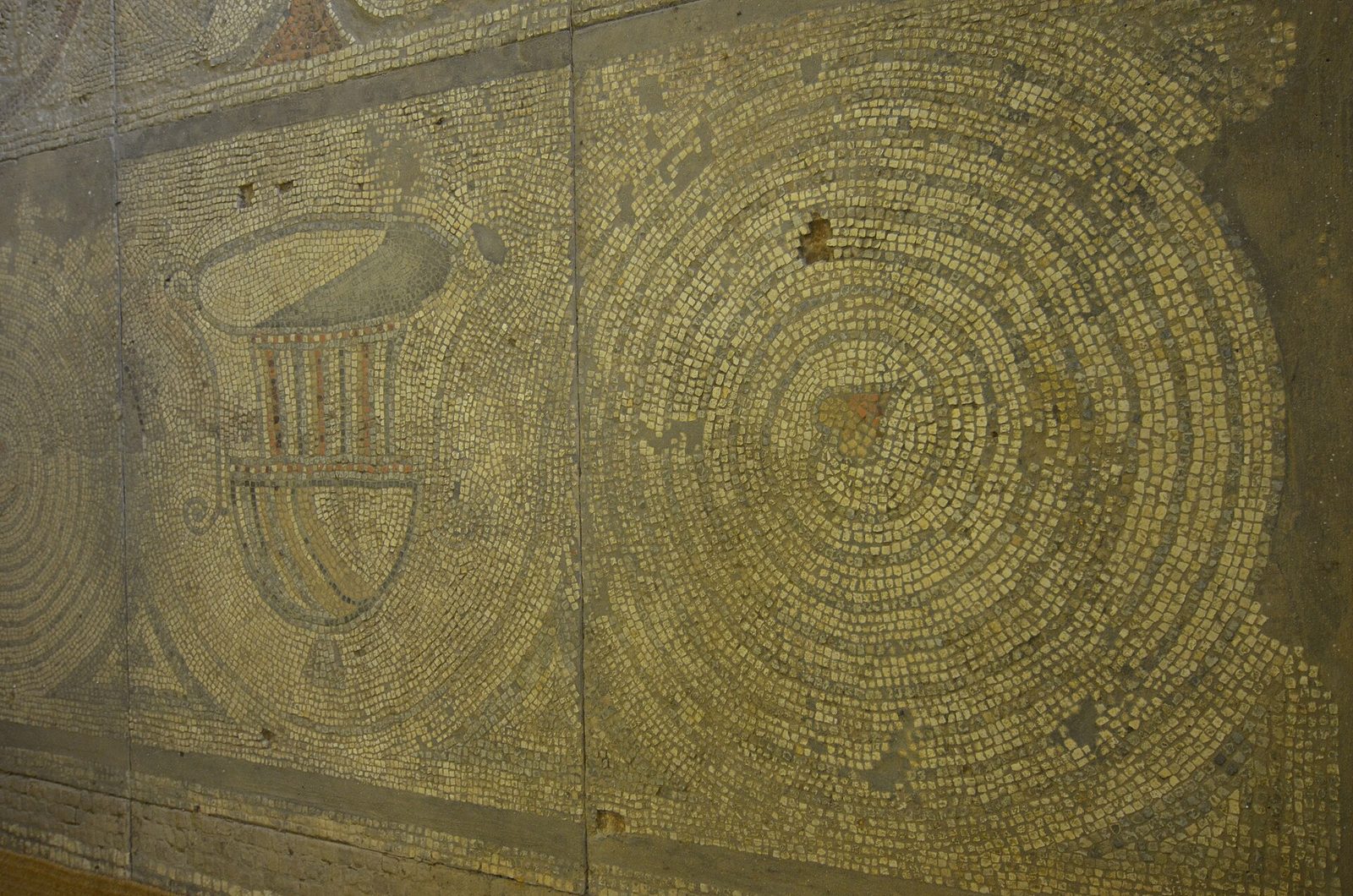 Part of a minor Romano-British villa at Kings Weston, Bristol, England