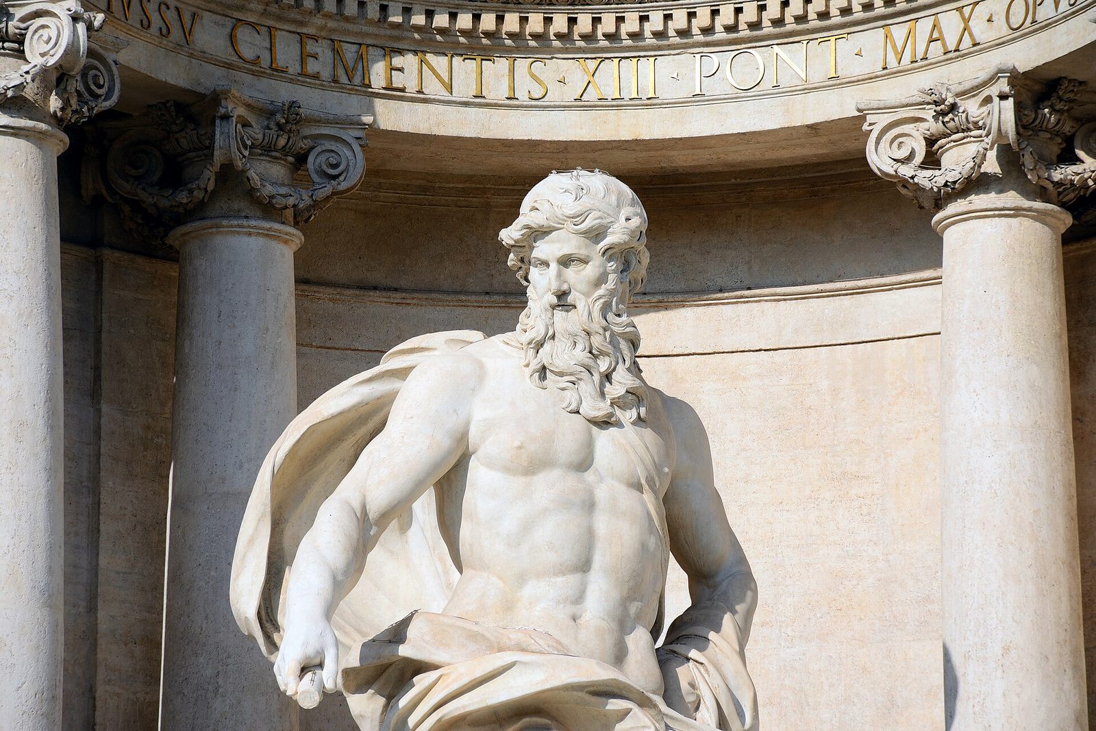 Trevi Fountain (Rome) - Oceanus Front view